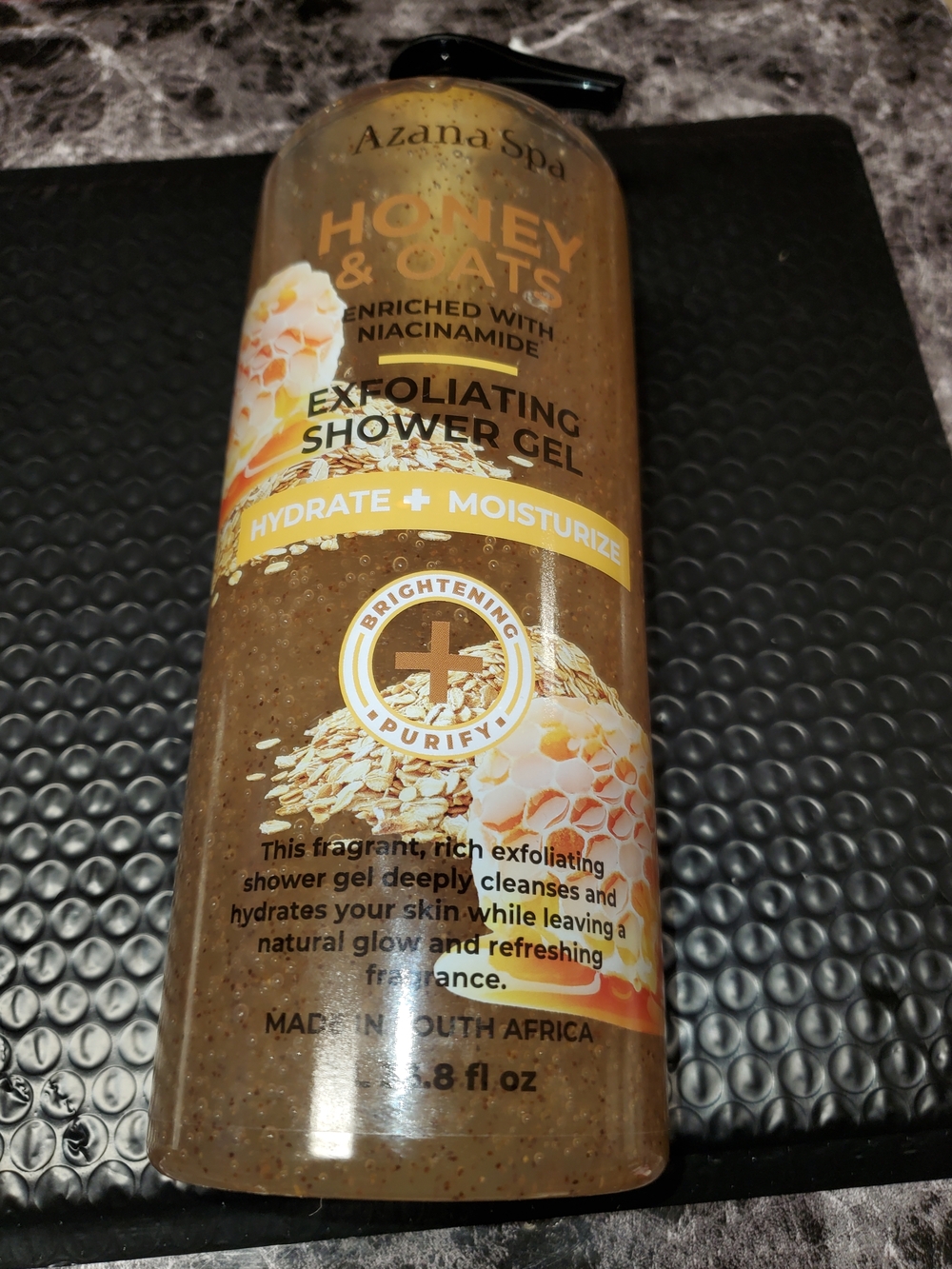Honey & Oats Exfoliating Shower Gel — Hydrating Brown